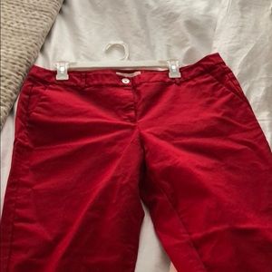 Michael Kors ankle pants. Red.
